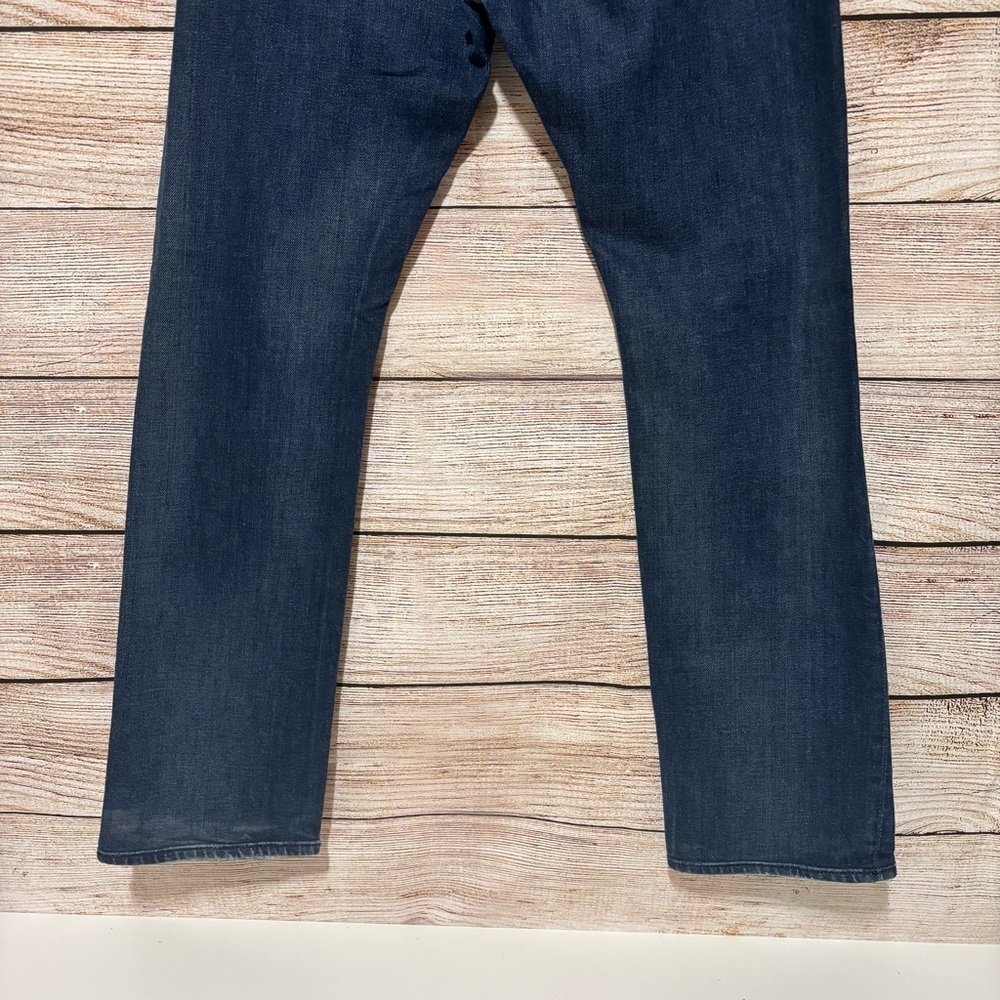 7 For All Mankind Men's Rhigby Skinny Straight Jeans Button Fly 29 X 28 - Picture 9 of 12
